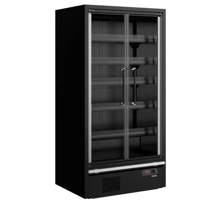 Frigorífico de parede para supermercado  Galaxy+ GP10FGD Black