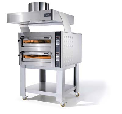 Forno de Pizza Elétrico Digital 4+4 Pizzas de 350mm DN435/2D