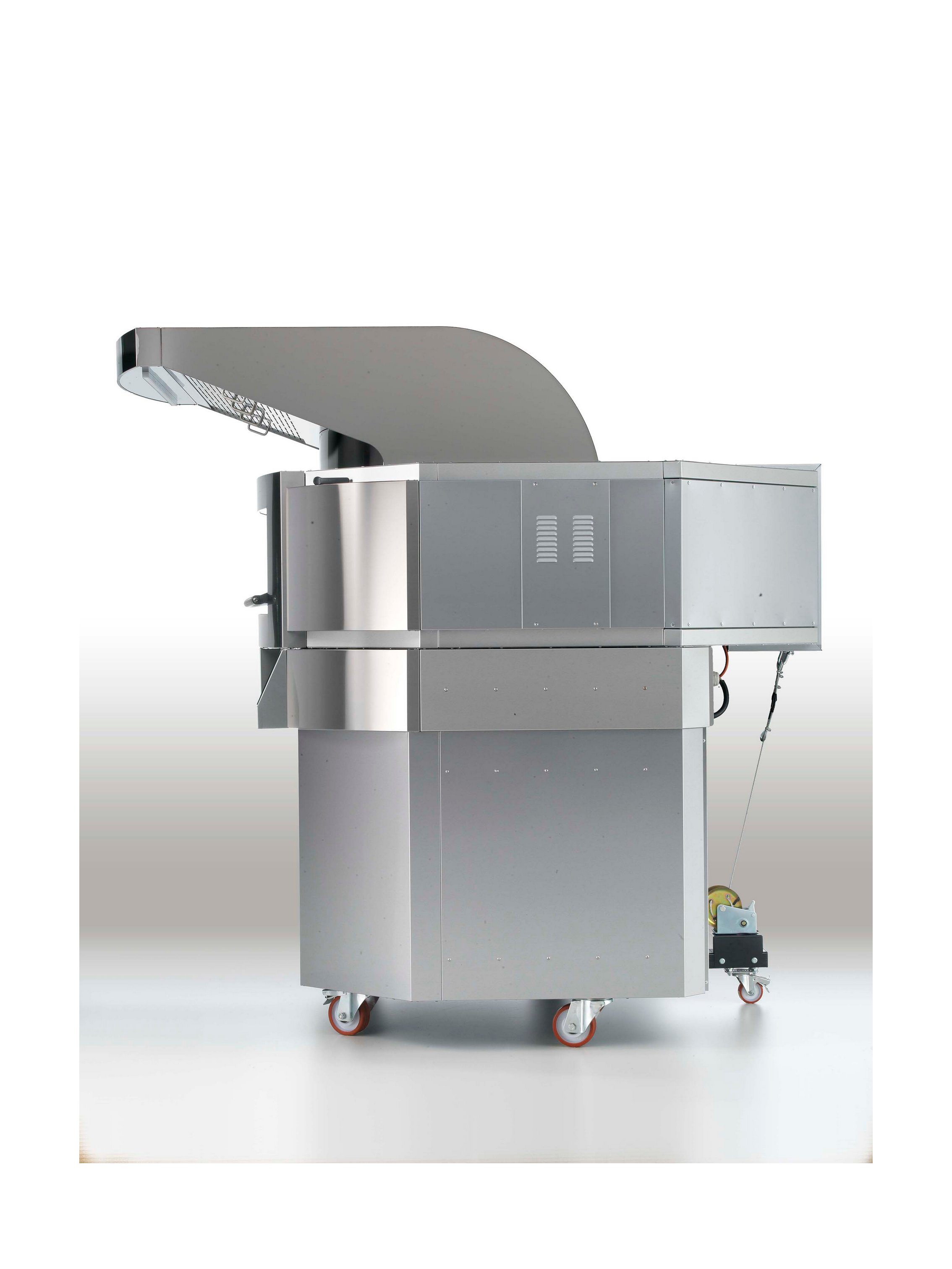 Forno Pizza Elétrico Rotativo com Ecrã Tátil, 7 Pizzas