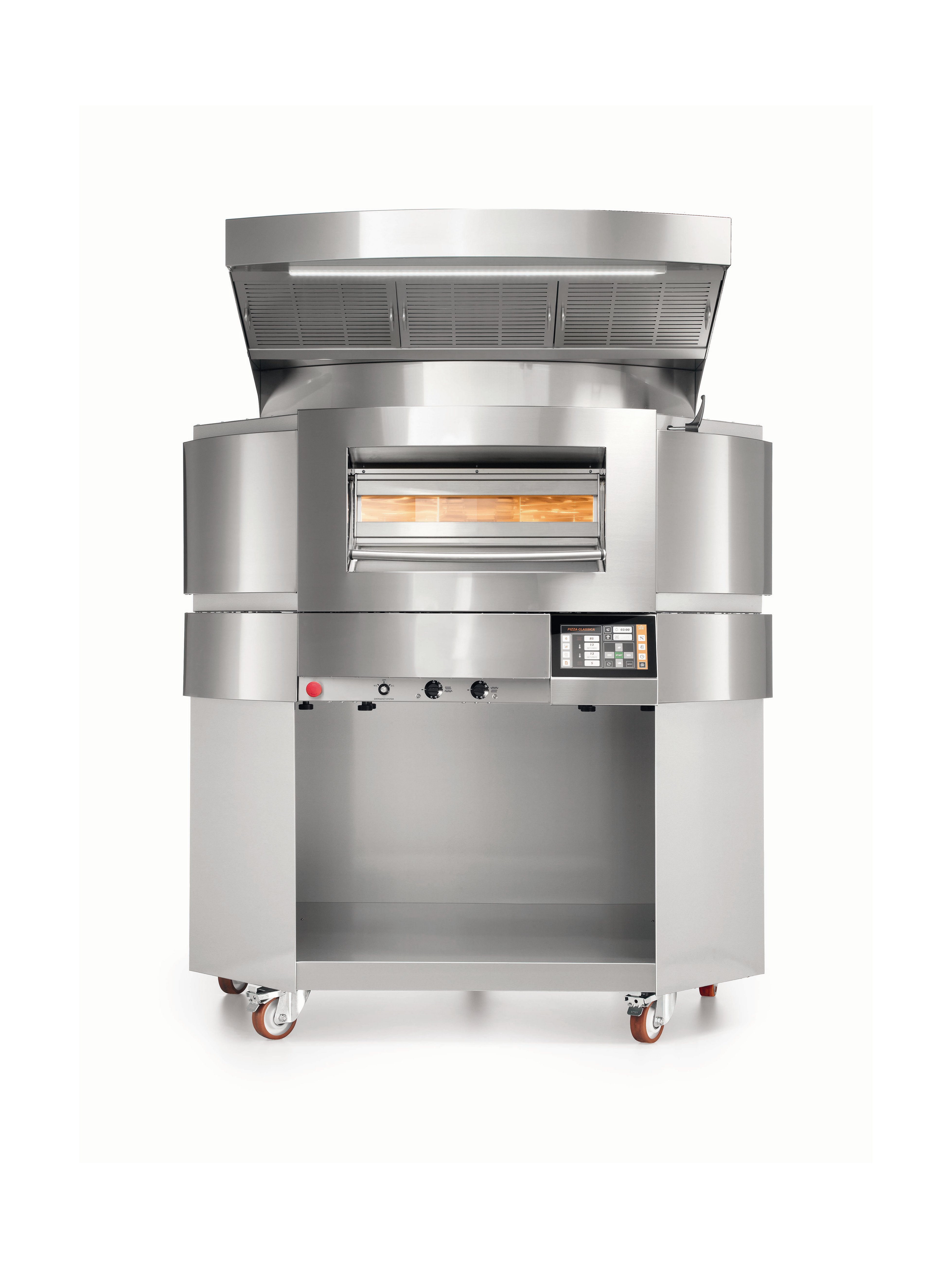 Forno Pizza Elétrico Rotativo 10 Pizzas (Ø30cm) Touch Screen