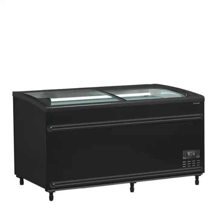 Ilha de supermercado Bitemperatura cor preta  SFI145B-CF VS