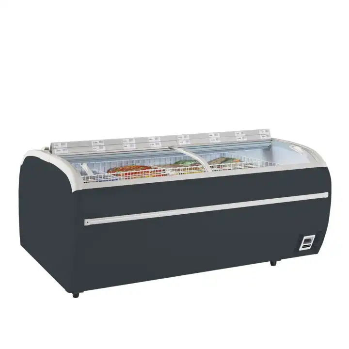 Ilha de supermercado cor antracite  TWIN 220A-F