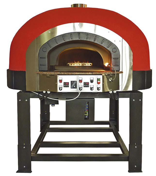 Forno Rotativo a Gás para Pizza, 8 Pizzas Ø30cm, 120 pizzas/h