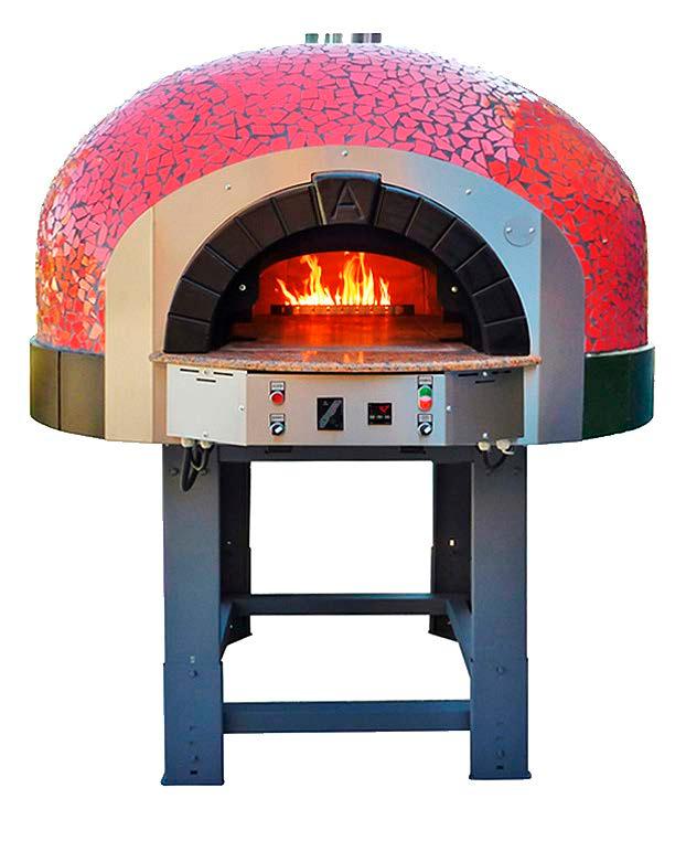 Forno a Gás Fixo para Pizza UG120K Mosaico, 7 Pizzas Ø30cm