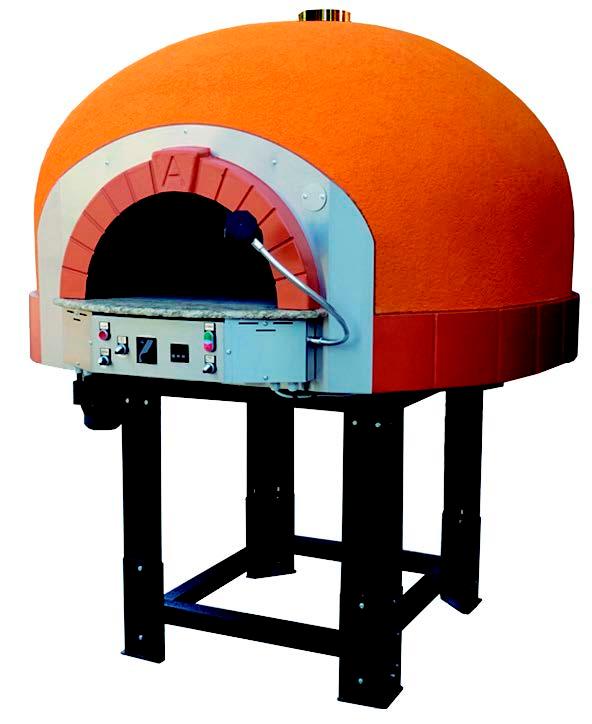 Forno de Pizza a Gás Fixo UG120K para 7 Pizzas Ø30cm