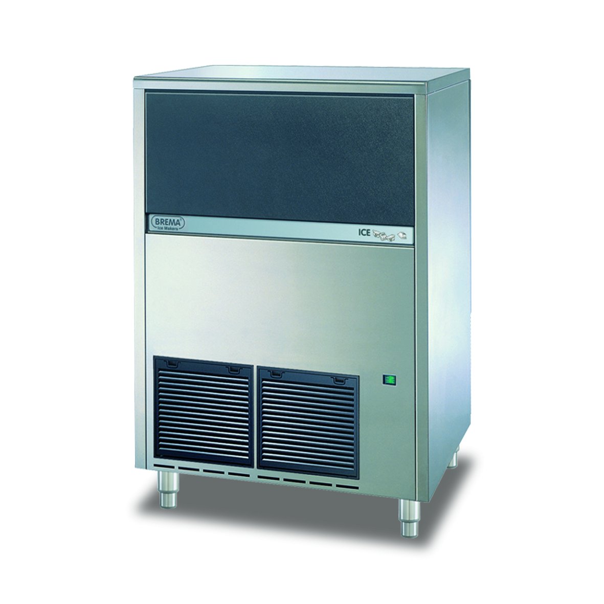 Máquina de Fazer Gelo 105 kg/24h, Cubo 7g, 738x600x980 mm