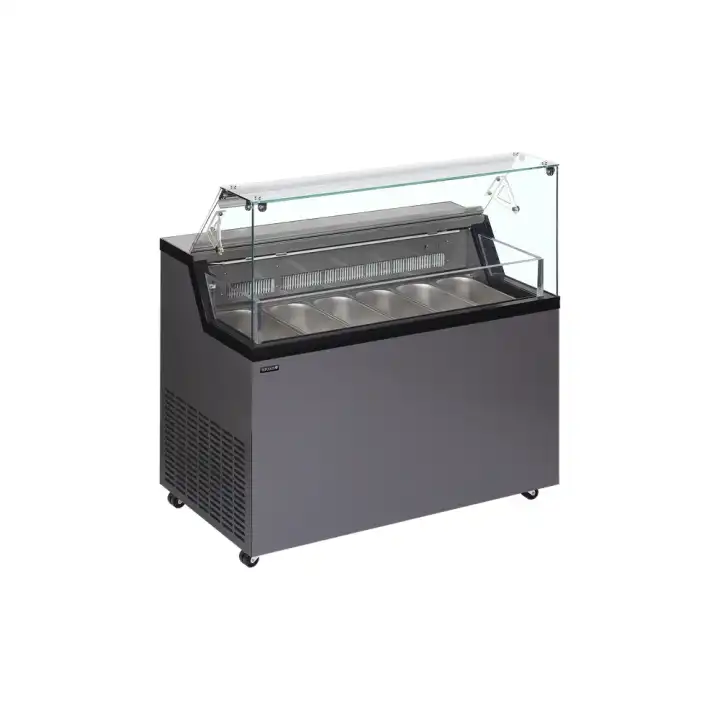Vitrine expositora para gelados com display  MIRABELLA 6
