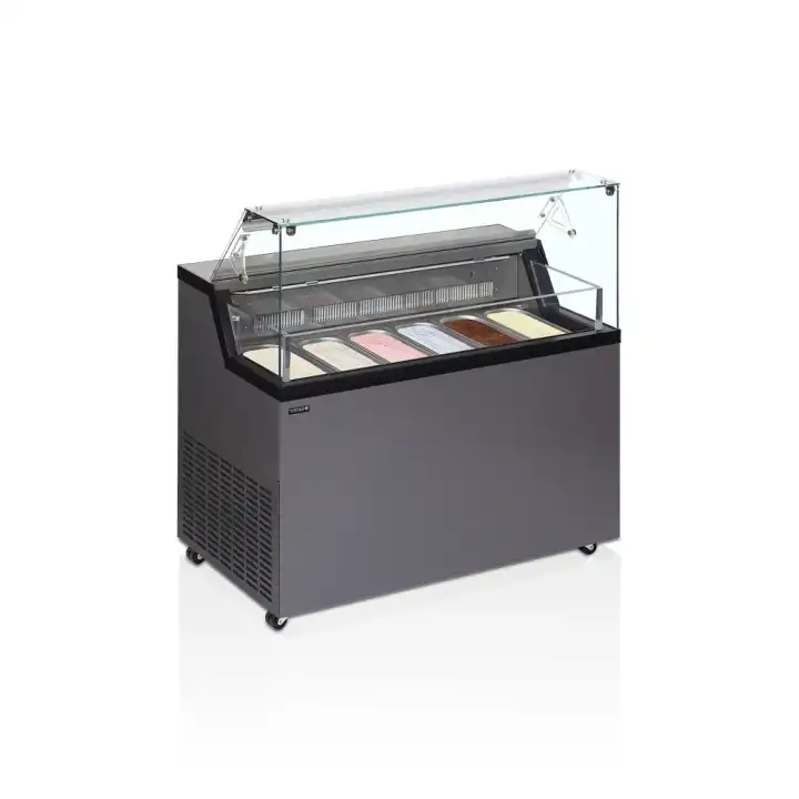 Vitrine expositora para gelados com display  MIRABELLA 6