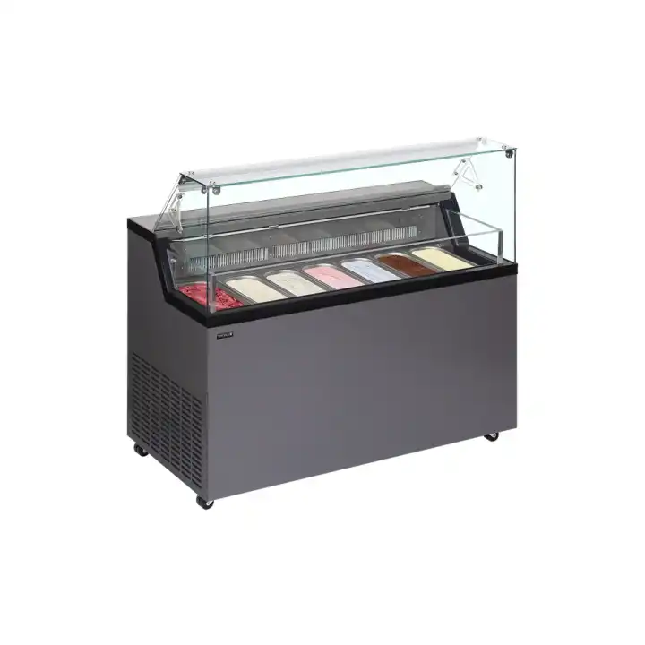 Vitrine expositora para gelados com display  MIRABELLA 7
