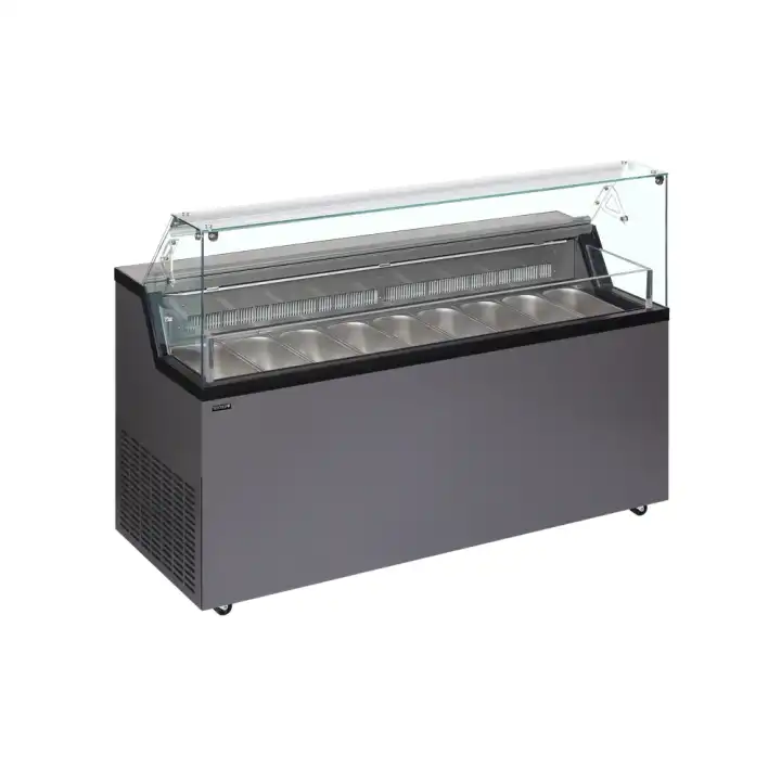 Vitrine expositora para gelados com display  MIRABELLA 9