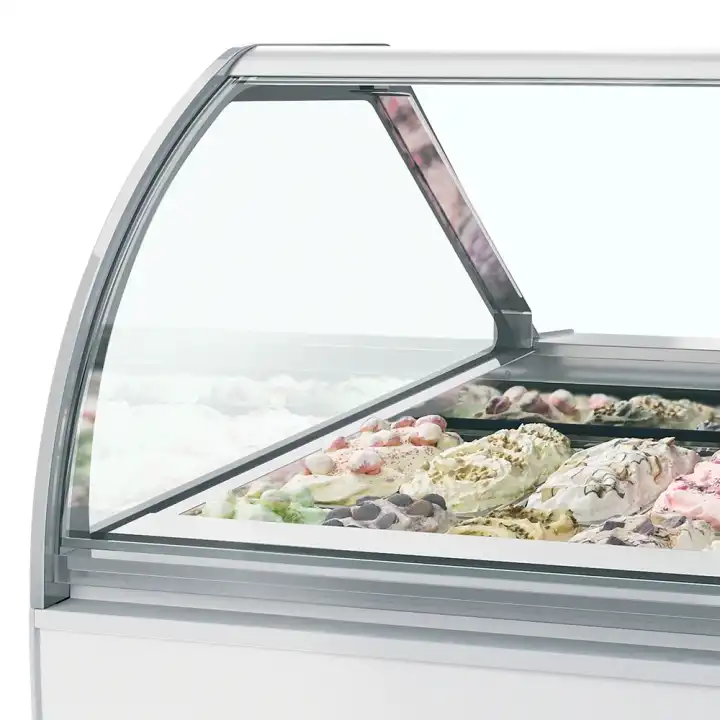 Vitrine expositora para gelados com display ventilado  MILLENNIUM LX20