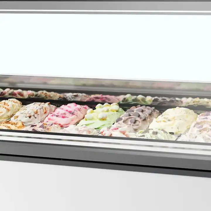 Vitrine expositora para gelados com display ventilado  MILLENNIUM ST16