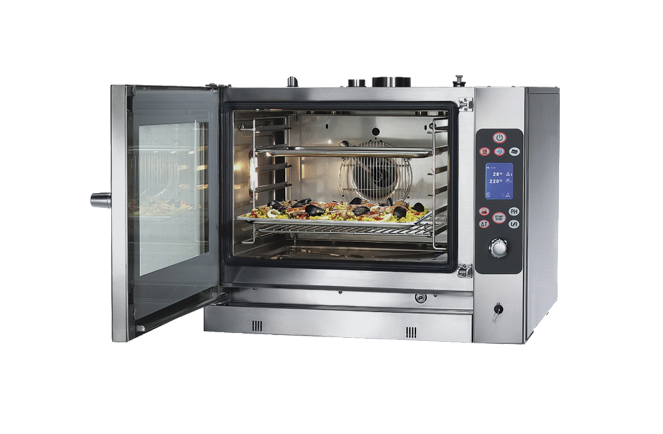 Forno Combinado Elétrico 6x GN 1/1 Digital | Autolavagem