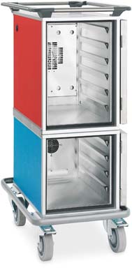 Carro Misto Refrigerado e Aquecido GN1/1 Interior Inox
