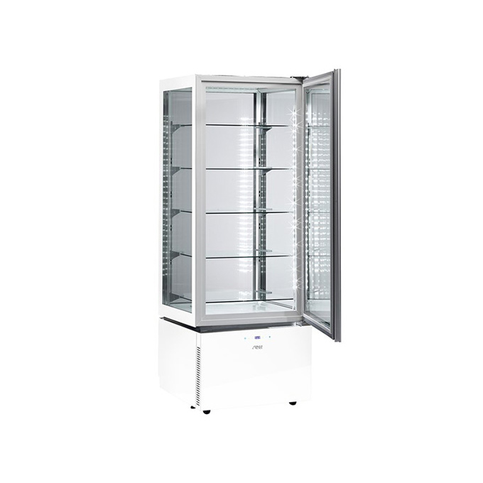 Vitrine Refrigerada Panorâmica Slim 600mm Vent +2º/+10ºC