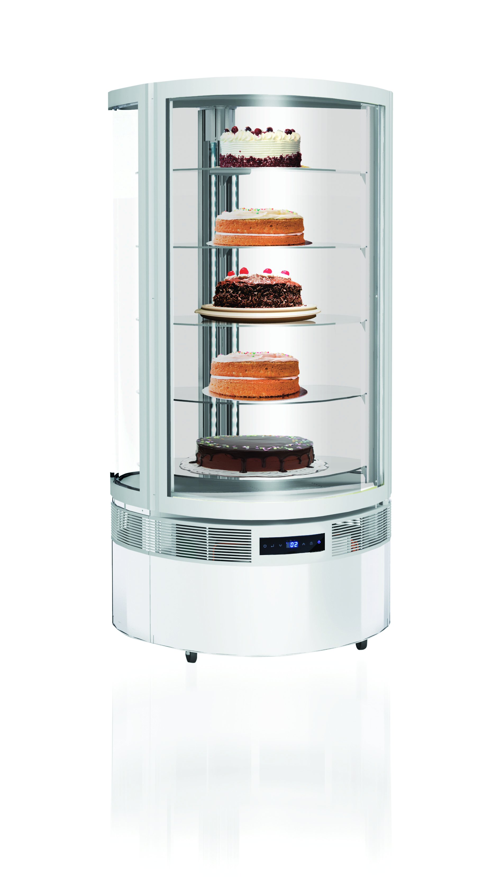 Vitrine Refrigerada Expositora Cilíndrica Ventilada Syrio