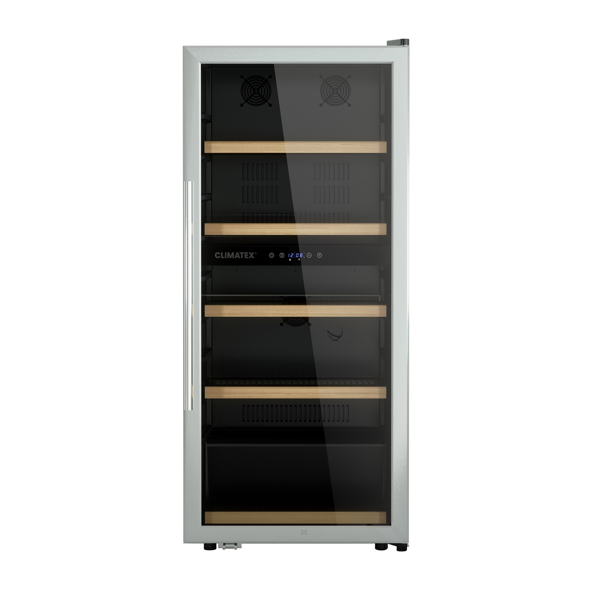 Cave de Vinho Dupla Zona - 91 Garrafas | 540x550x1238mm