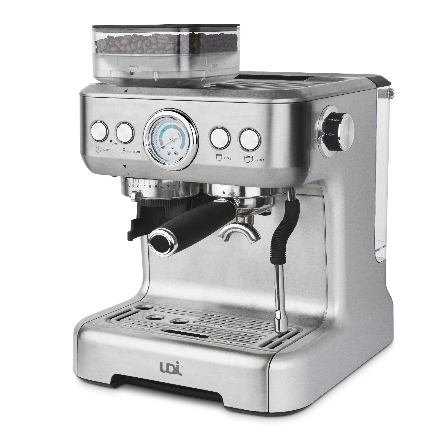 Máquina de Café Espresso com Moinho Integrado, 2.7L, 1620W