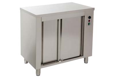 Mesa Estufa Inox Portas Deslizantes 1000x700x850mm