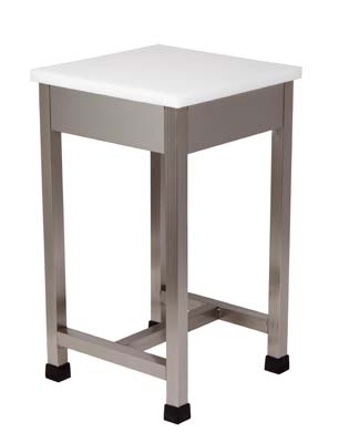 Cepo de Corte Inox 70x70x85 cm para Cozinha Profissional