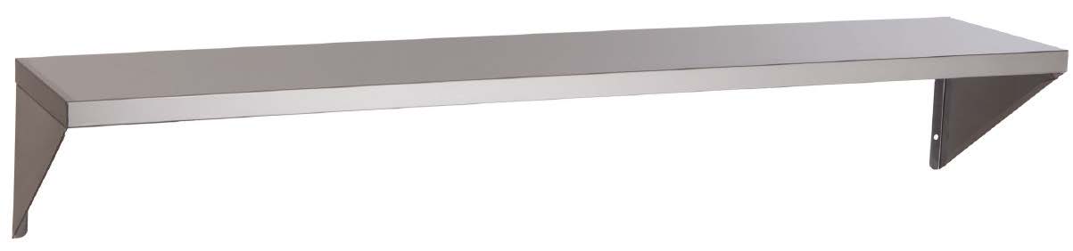 Prateleira Mural Lisa de Inox 1000x400 mm para Cozinha Industrial