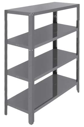 Estante Modular Lisa Aço Inoxidável 1000x400x1800mm Cozinha Industrial