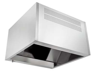 Apanha Fumos Mural Compensado Inox 2500x1000x600 mm