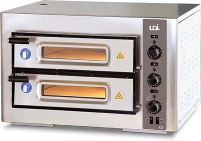 Forno de Pizzas Elétrico Profissional 4+4 x 25cm