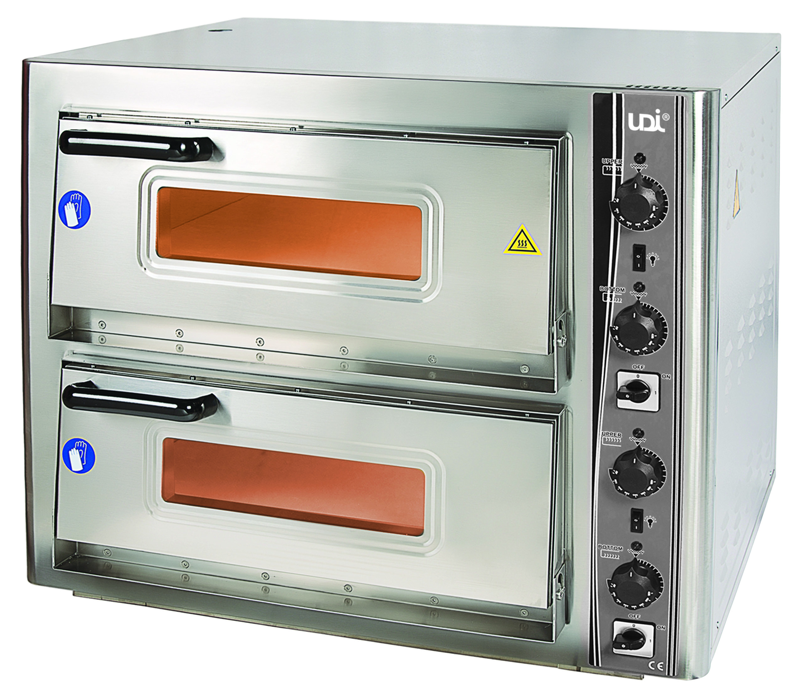 Forno Elétrico de Pizzas Profissional 4+4 x 30cm
