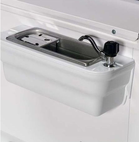 Lavaporcionador em Inox para Máquinas de Gelados Vittoria/Saona