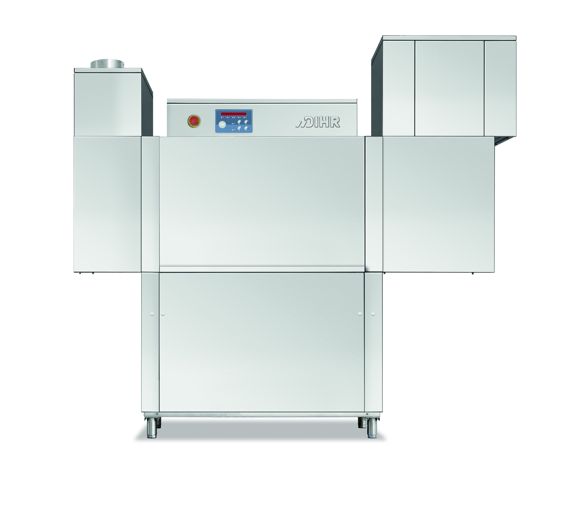 Máquina Lavar Loiça Túnel RX101E: 70-100 Cestos/h, 28.5 kW, 400V