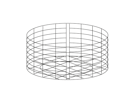 Cesto para Copos Redondo Lavagem Louça Ø350x105 mm