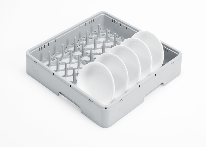 Cesto para Pratos 500x500x106h mm – Otimização de Lavagem