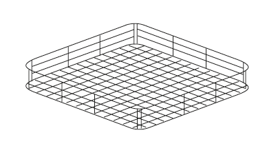 Cesto Inox para Máquina de Lavar Loiça 550x665x75h