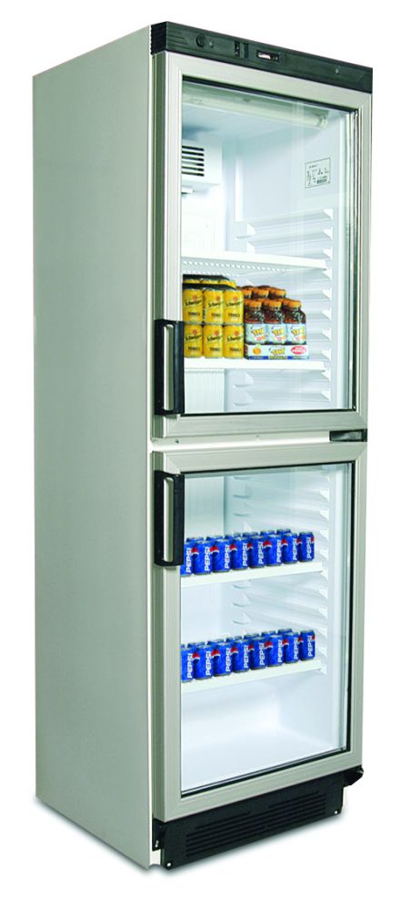 Armário Expositor Refrigerado 372L, Portas de Vidro, +1/+10°C