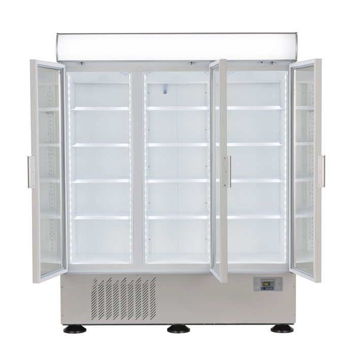 Armário Congelador Vertical 1233L 3 Portas de Vidro