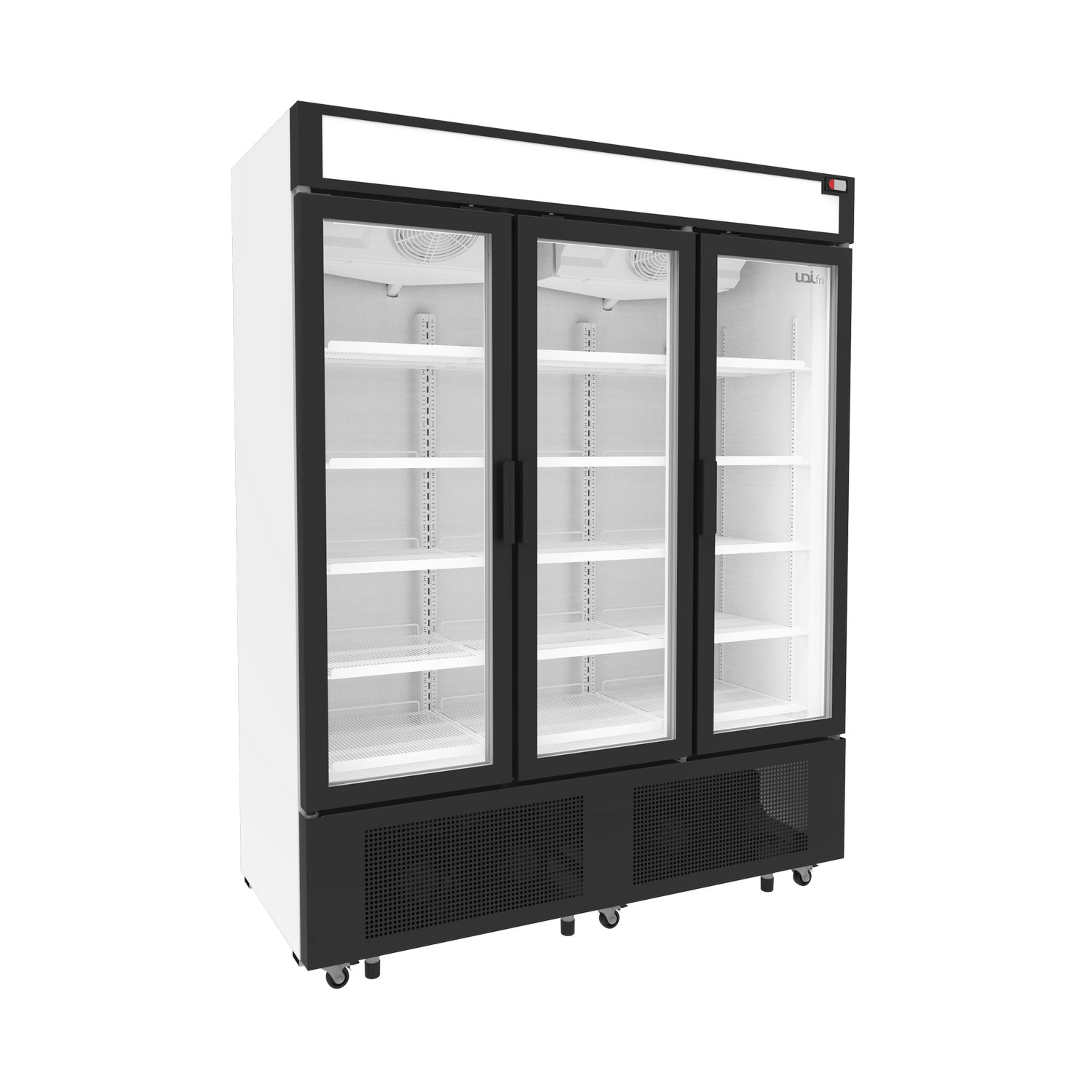 Armário Expositor Refrigerado 1500L, 3 Portas Vidro, +1/+10 ºC