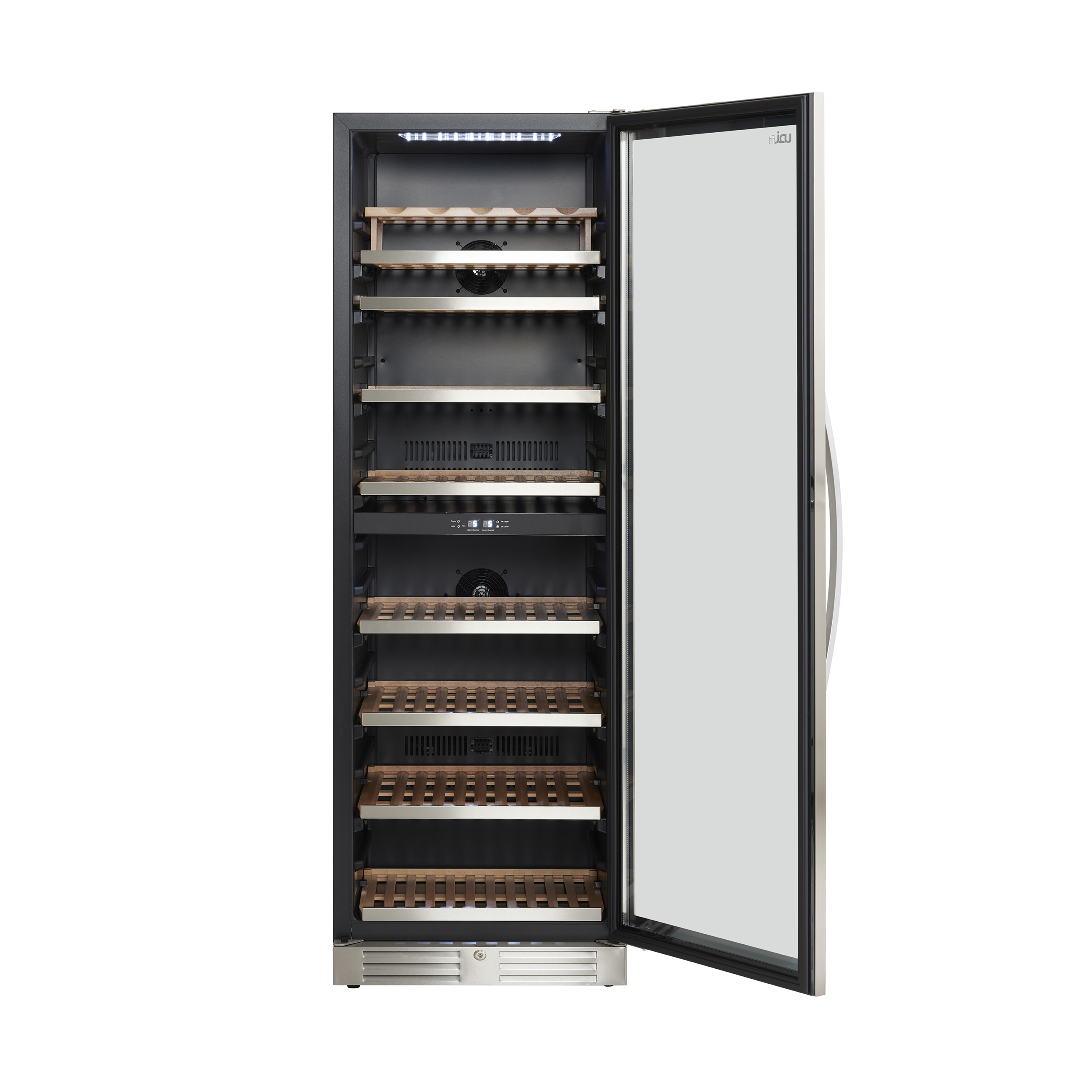 Cave de Vinho Dupla Zona 154 Garrafas | 595x677x1762 mm