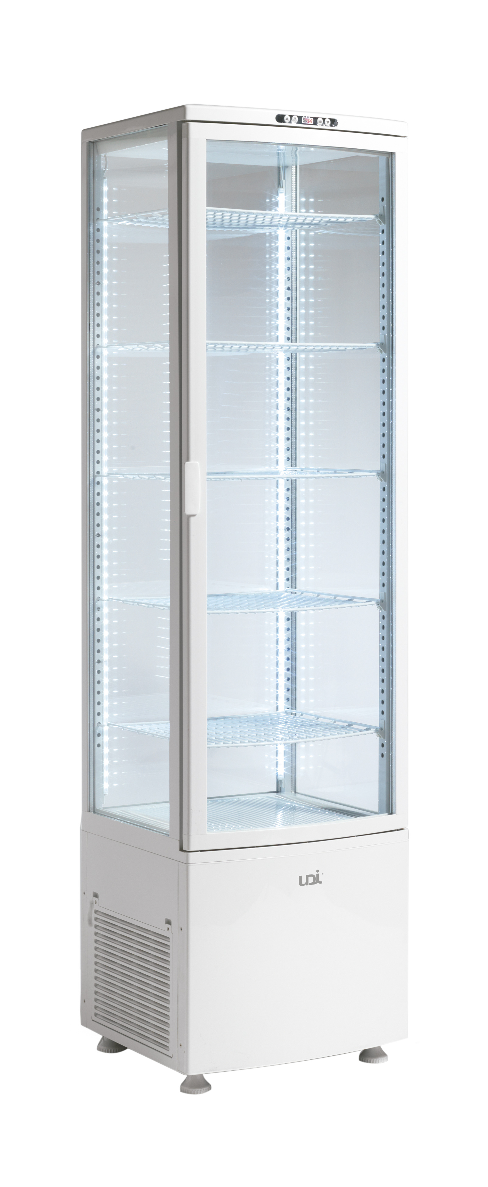 Vitrine Expositora Refrigerada Panorâmica Branca 285L