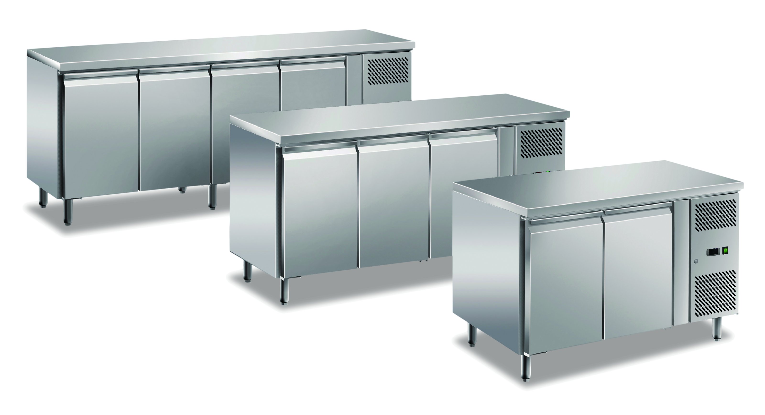 Mesa Refrigerada Gastronorm GN 1/1 - Linha 700 - 2 Portas
