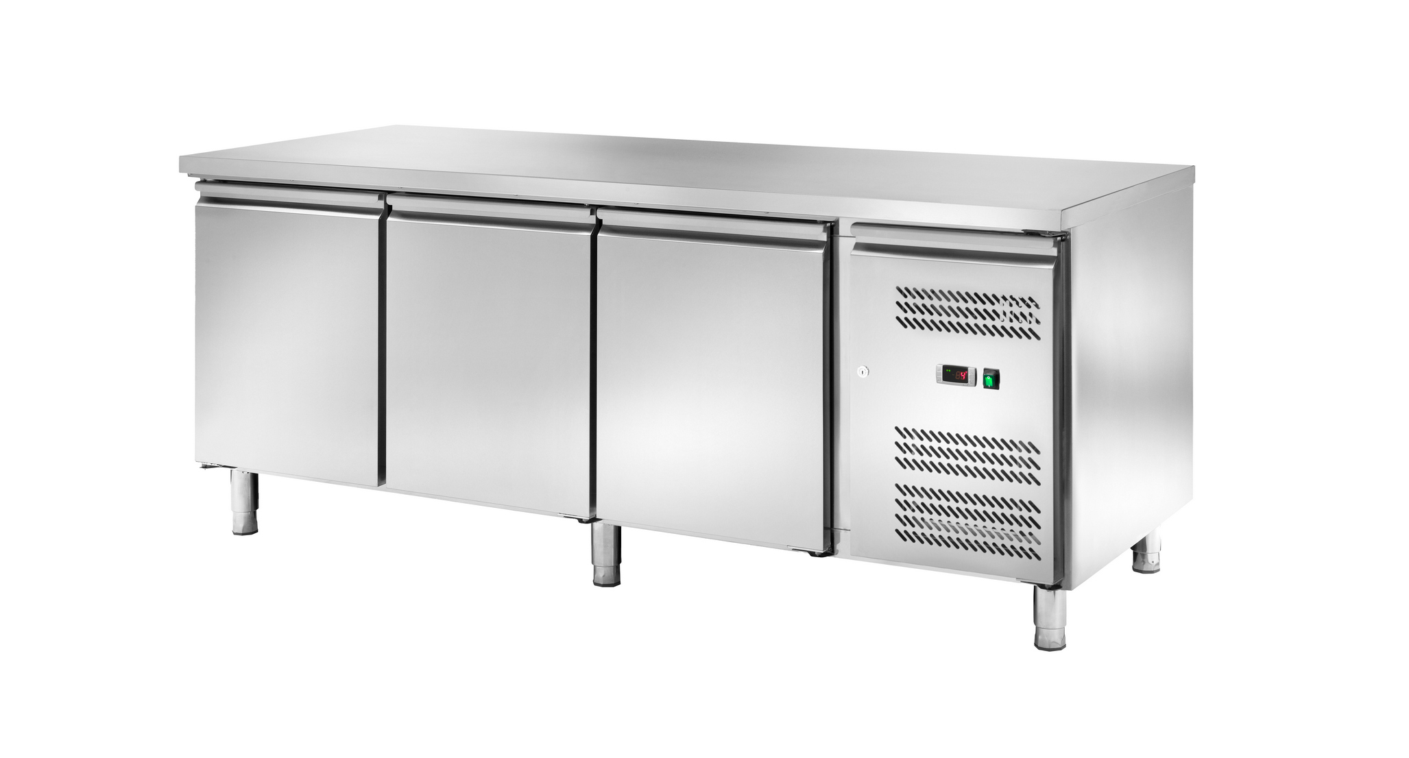 Mesa de Pastelaria Refrigerada Ventilada, 2020x800x850 mm