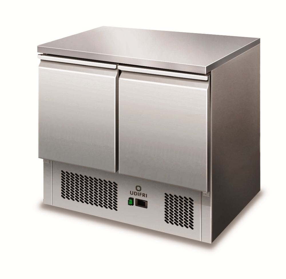 Mesa de Saladete Refrigerada GN 1/1 -215L, 2 Portas