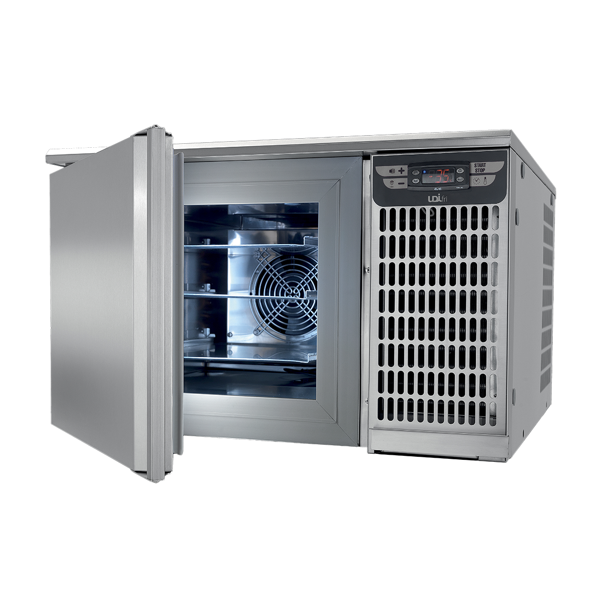 Abatedor de Temperatura Rápido 3 Níveis GN 2/3, 30 Litros