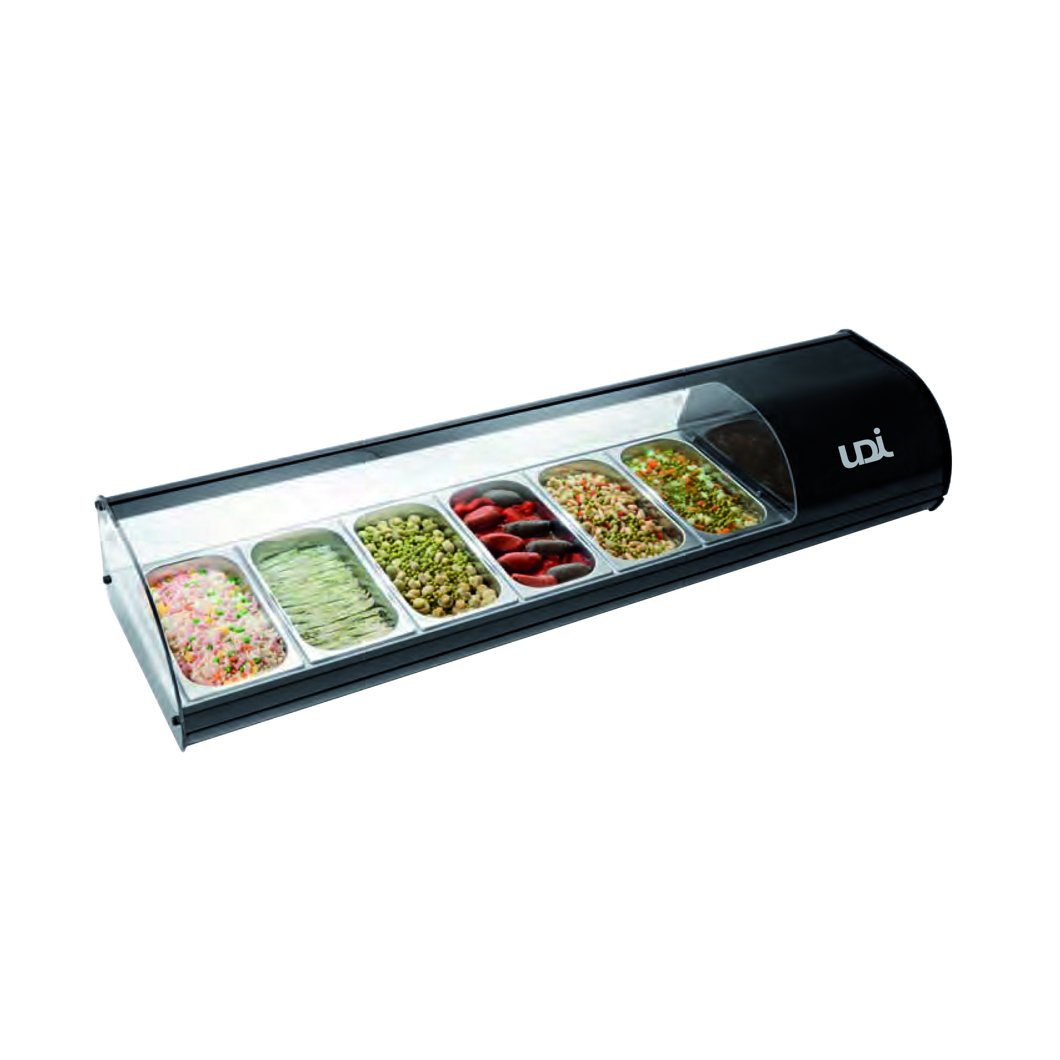 Vitrine Refrigerada Expositora 6 Tabuleiros GN 1/3 VC c/ LED