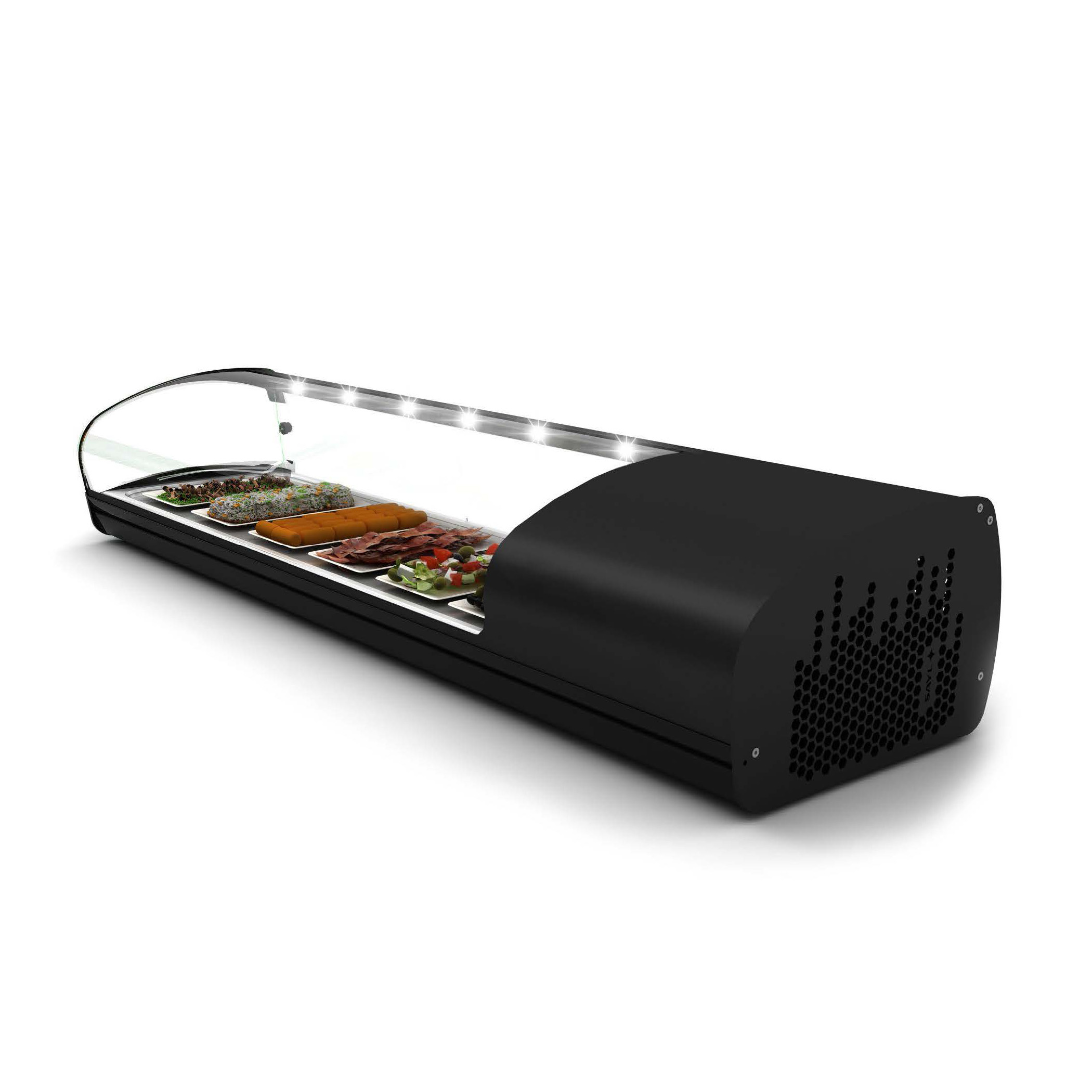 Vitrine Refrigerada Cuba Plana LEDS 1788x395x270 mm