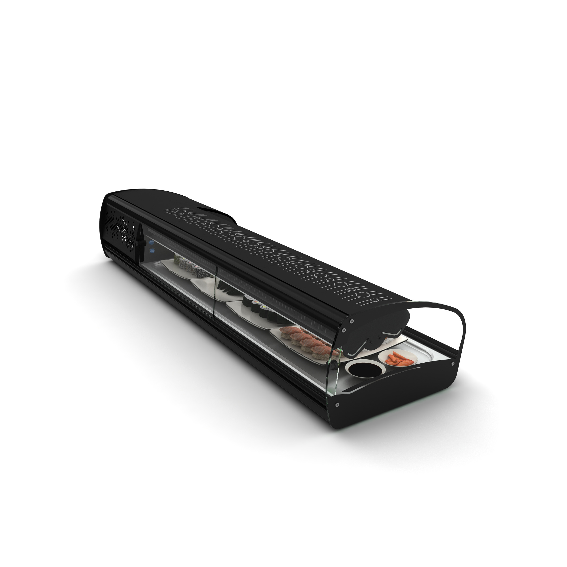 Vitrine Refrigerada Sushi SK6S VC com LEDs 1438mm