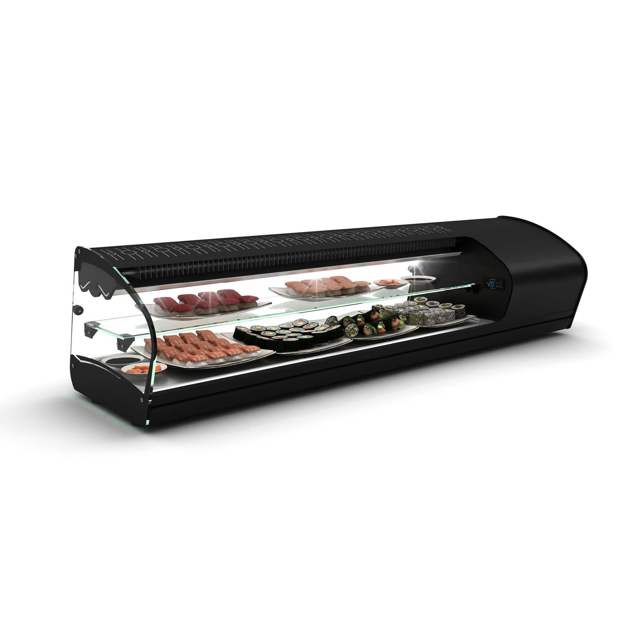 Vitrine Refrigerada para Sushi Shark 28SP, 1788mm