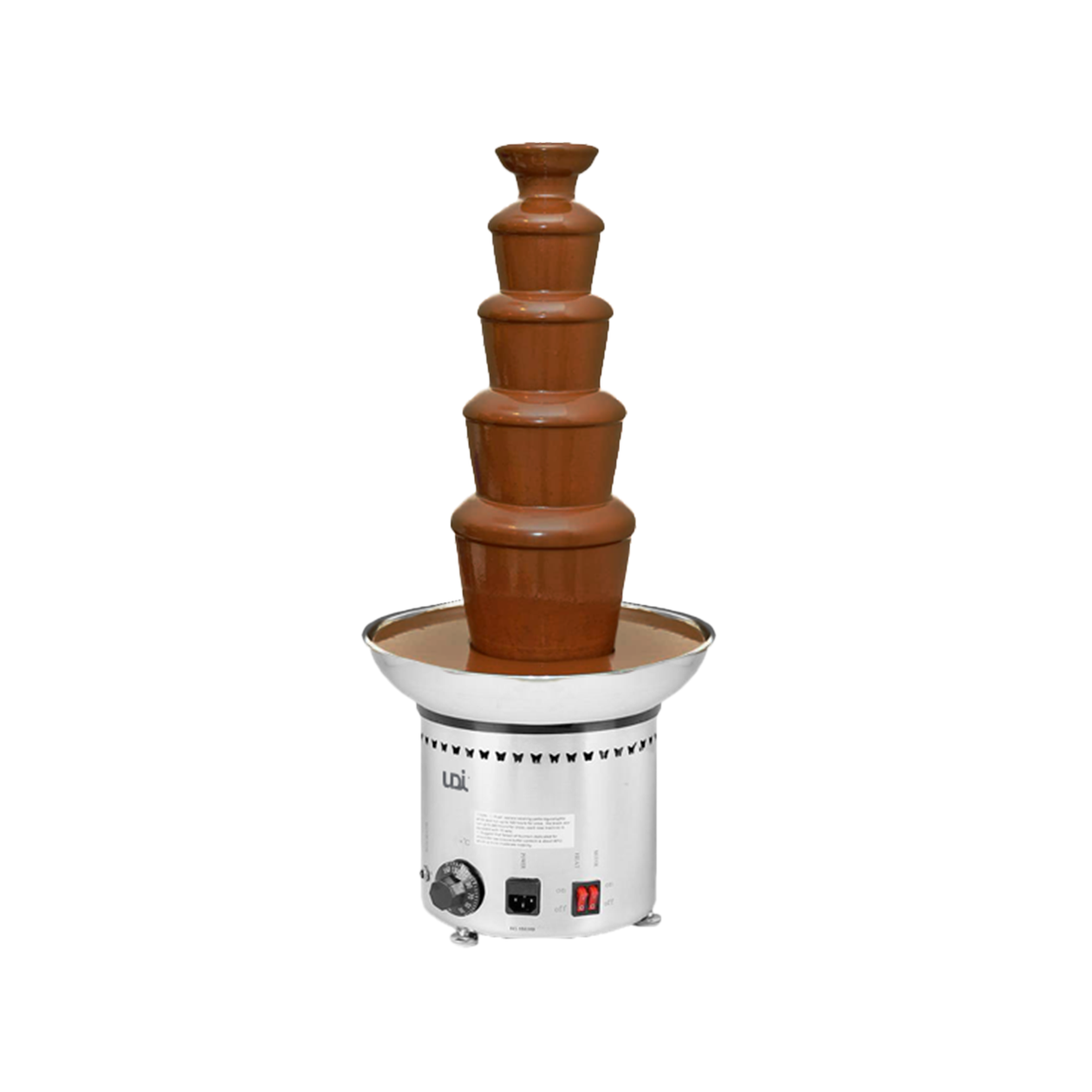 Fonte de Chocolate Profissional 5 Níveis - 4 kg | 330x680 mm