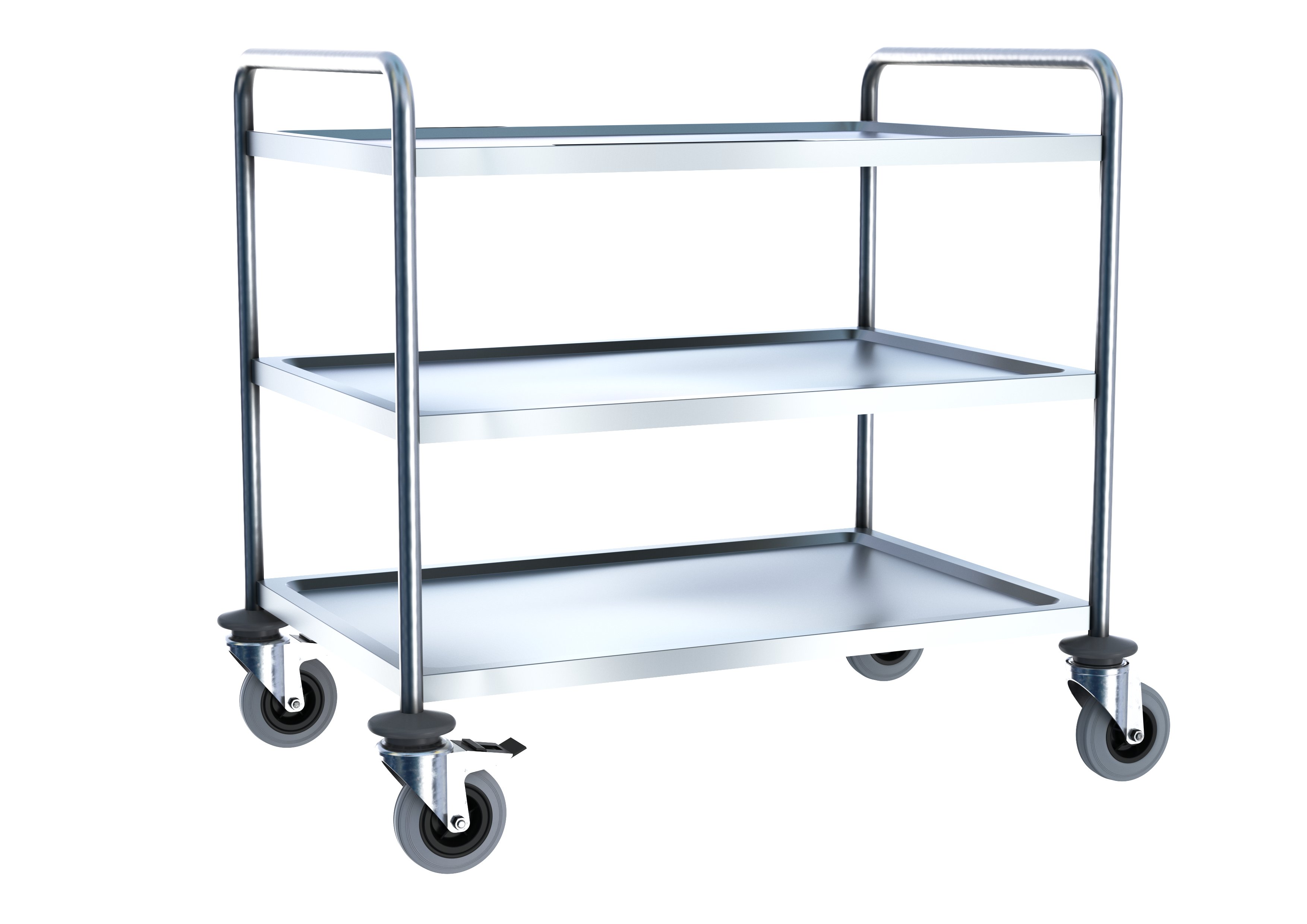 Carro de Roupa Inox 840x500x930 mm para Hotelaria