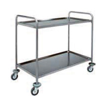 Carro de Serviço Inox 2 Prateleiras | 1090x590x930 mm